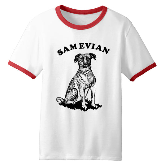 Sam Evian Dog Ringer T