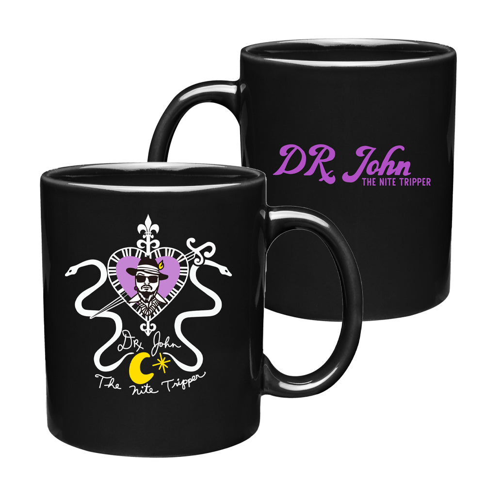 Dr.John The Night Tripper - Nite Tripper Crest Coffee Mug - Black