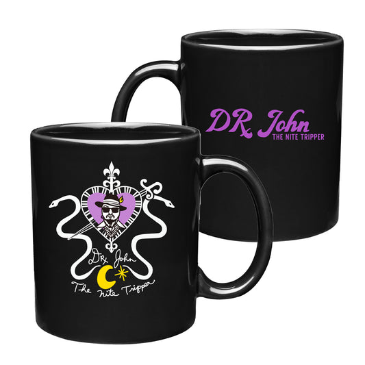 Dr.John The Night Tripper - Nite Tripper Crest Coffee Mug - Black