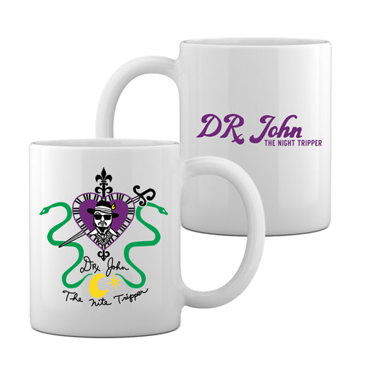 Dr.John The Night Tripper - Nite Tripper Crest Coffee Mug - White