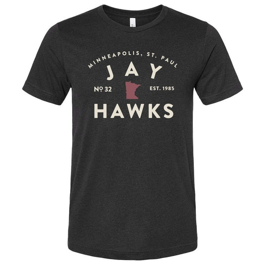 Jayhawks Est.1985 T - Dark Grey Heather