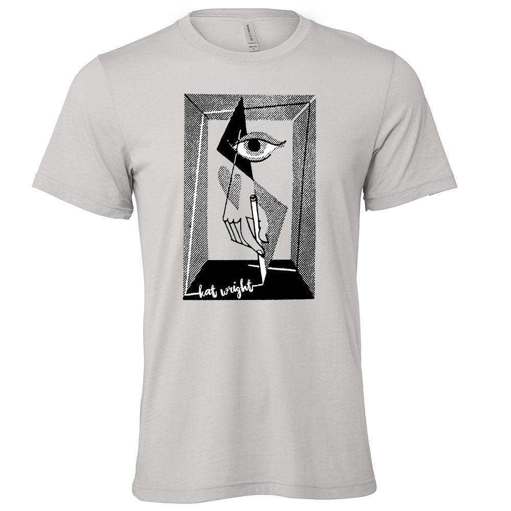 Kat Wright Solid Athletic Grey Eye T