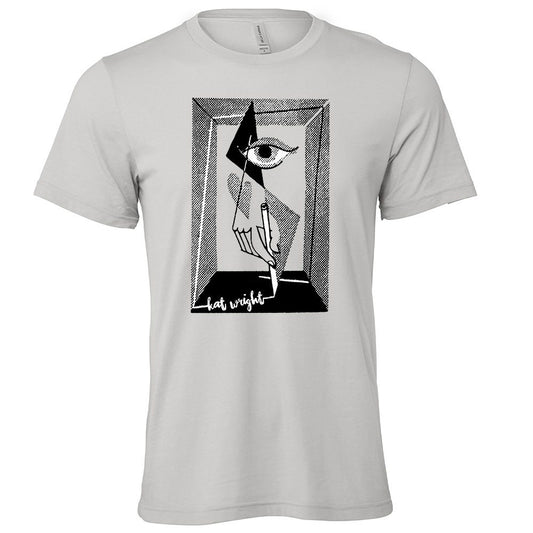 Kat Wright Solid Athletic Grey Eye T