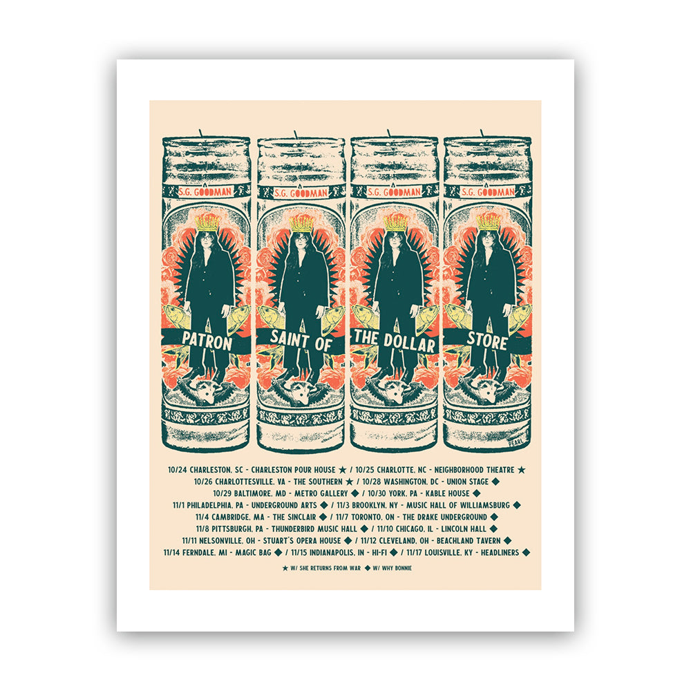 Poster - Patron Saint of The Dollar Store Fall 2023 Tour