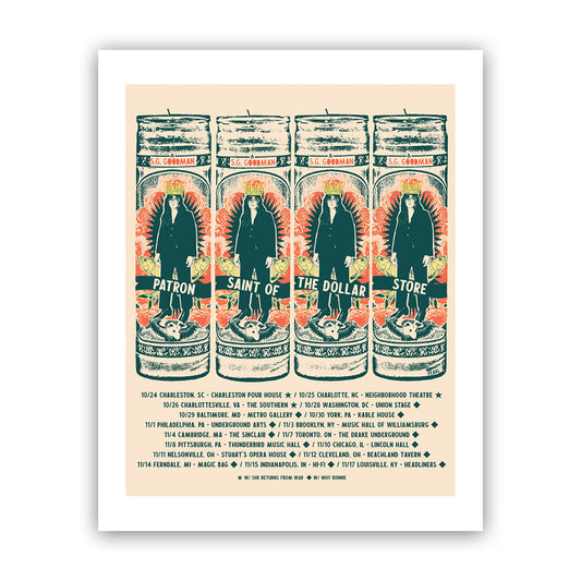 Poster - Patron Saint of The Dollar Store Fall 2023 Tour