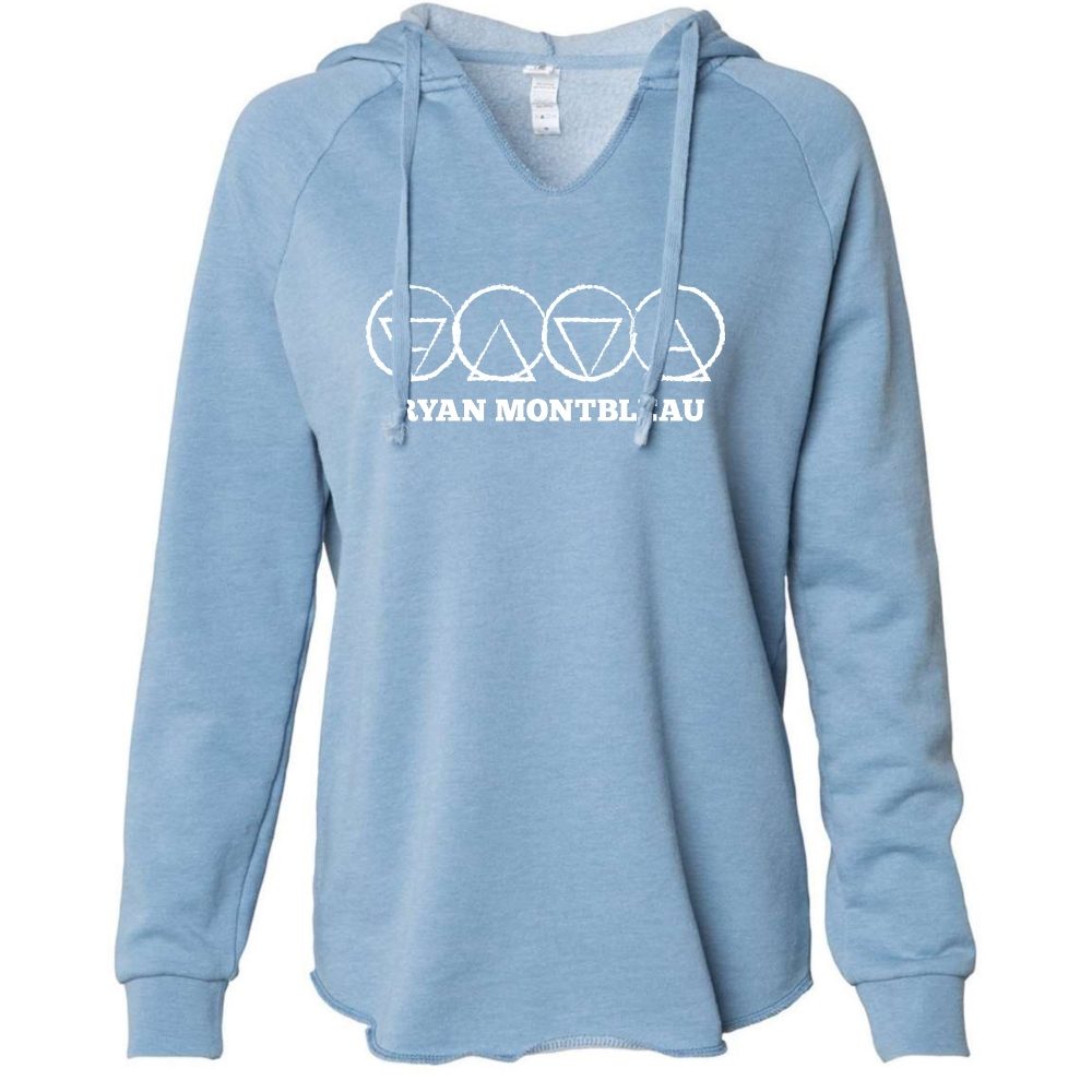 Women's Alchemy Hooded Pullover, Misty Blue