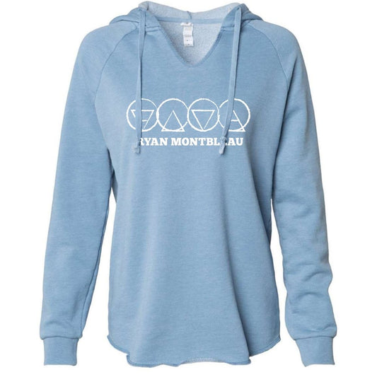 Women's Alchemy Hooded Pullover, Misty Blue