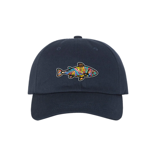 Fish Patch Dad Hat