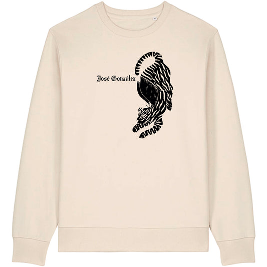 Flying Tiger Crewneck Sweatshirt - Natural