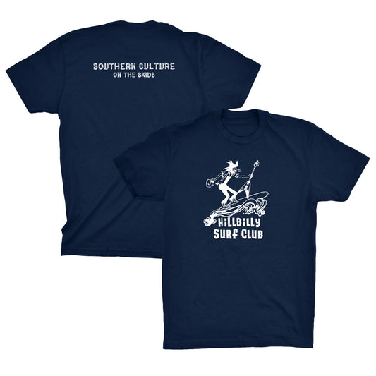 Flying V Hillbilly Surf Club T - Navy