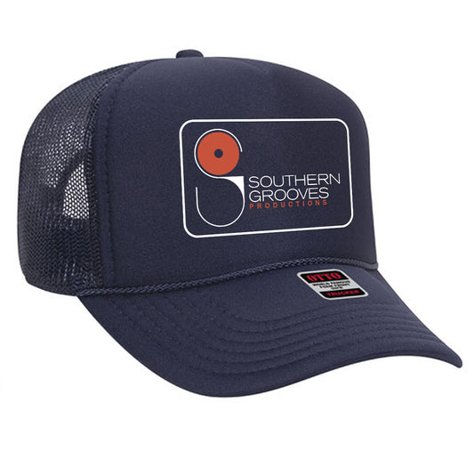 Southern Grooves Foam Front Trucker - Navy