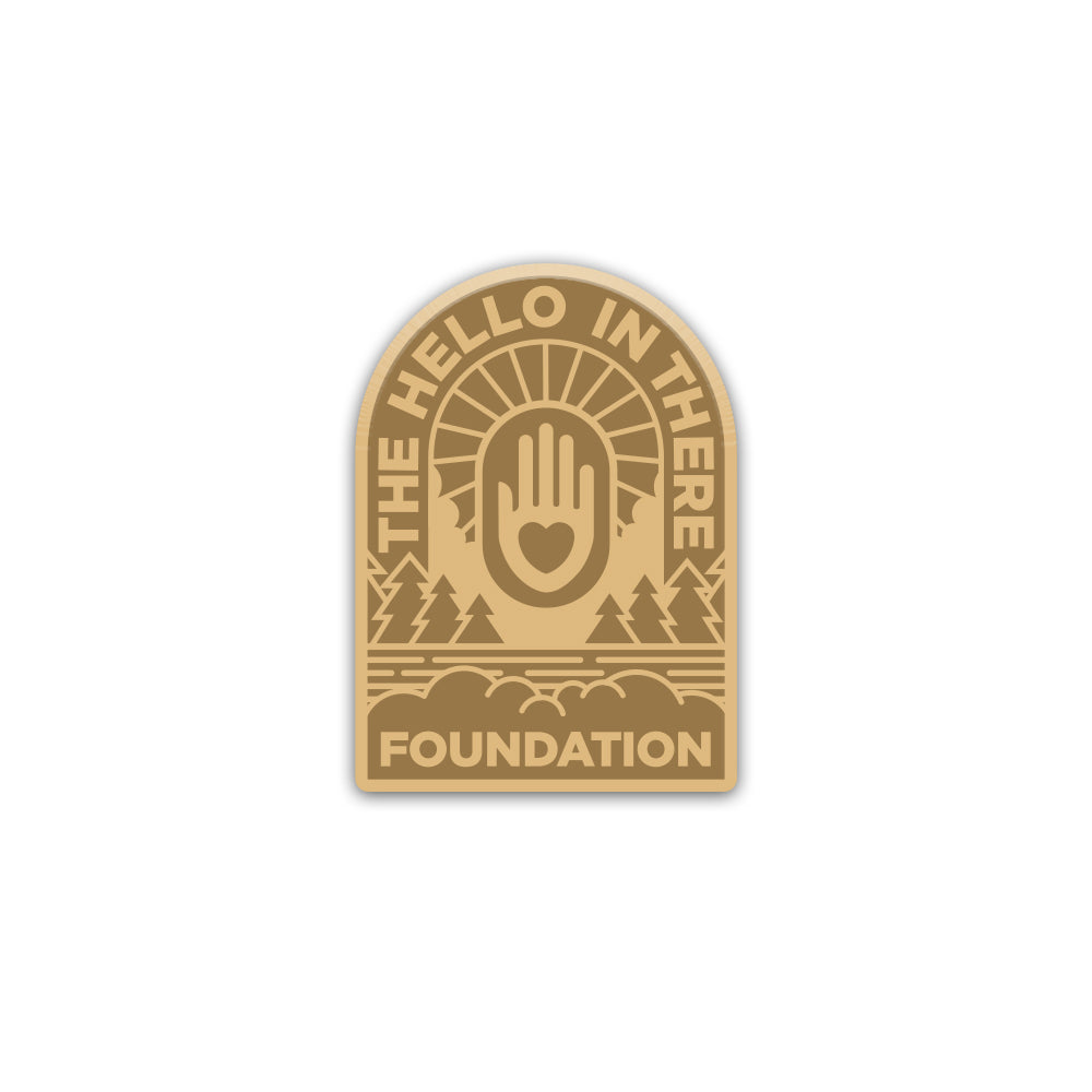 Hello In There Foundation Lapel Pin 2025
