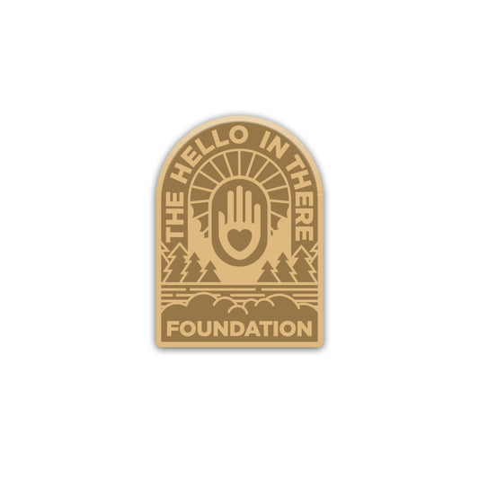 Hello In There Foundation Lapel Pin 2025