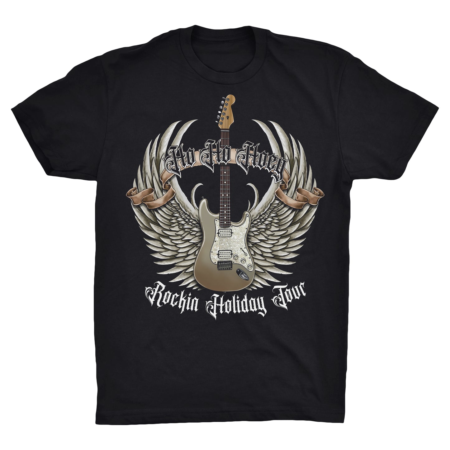 Guitar Wings Christmas T