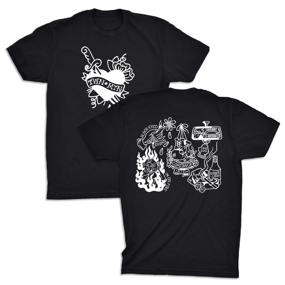 Heart & Dagger T - Black