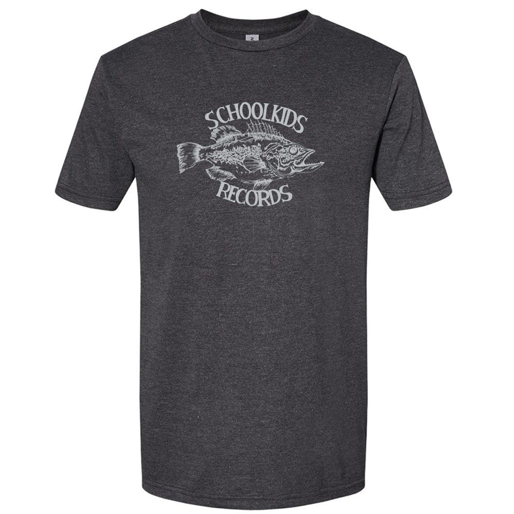 Schoolkids Classic T - Dark Heather Grey with White Logo