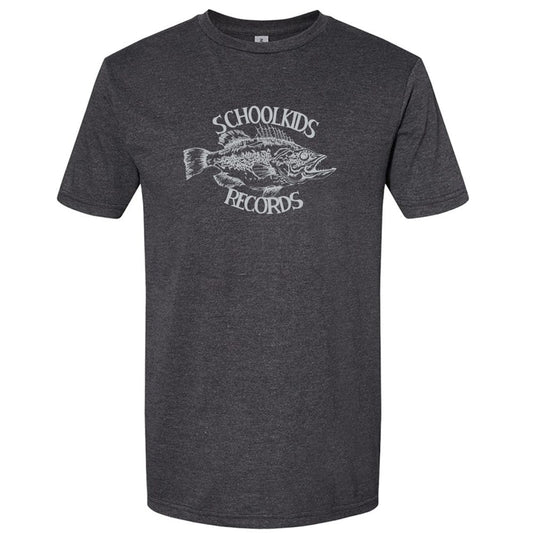 Schoolkids Classic T - Dark Heather Grey with White Logo