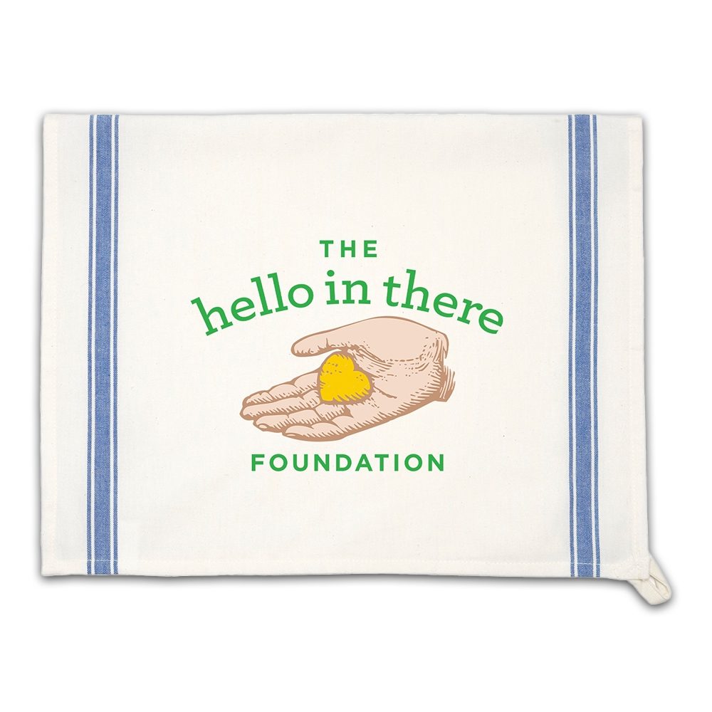 Hello In There Foundation Tea Towel – Port Merchandise