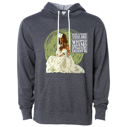 Whipped Cream & Other Delights Pullover Lightweight Hoodie - Charcoal Heather