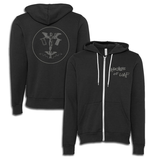AoL Angel Zip Hoodie - Dark Grey