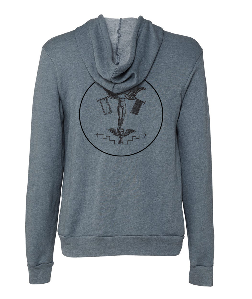 AoL Angel Zip Hoodie - Heather Slate