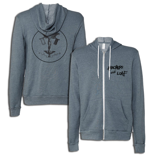 AoL Angel Zip Hoodie - Heather Slate