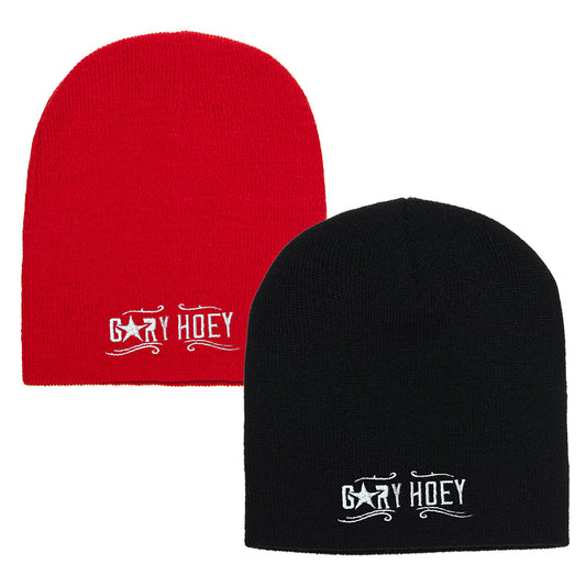 Gary Hoey Embroidered Logo Knit Cap