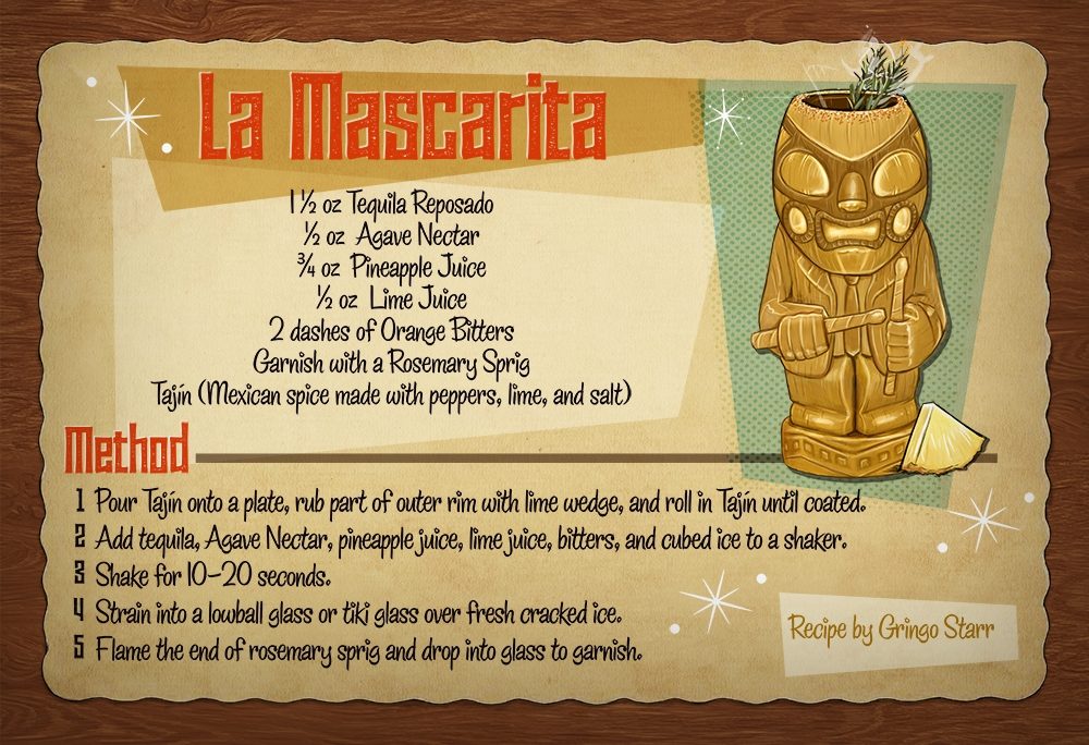 La Mascarita Recipe Card