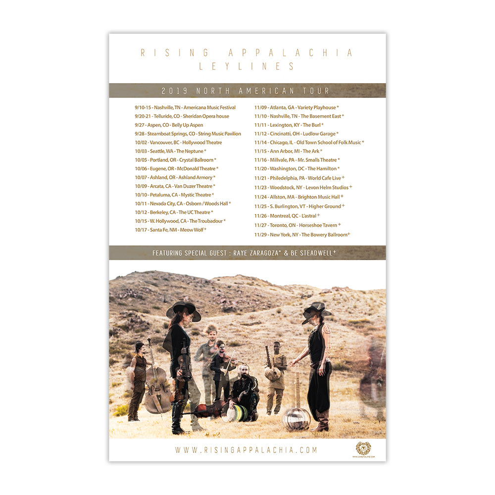 POSTER - Leylines 2019 North American Tour