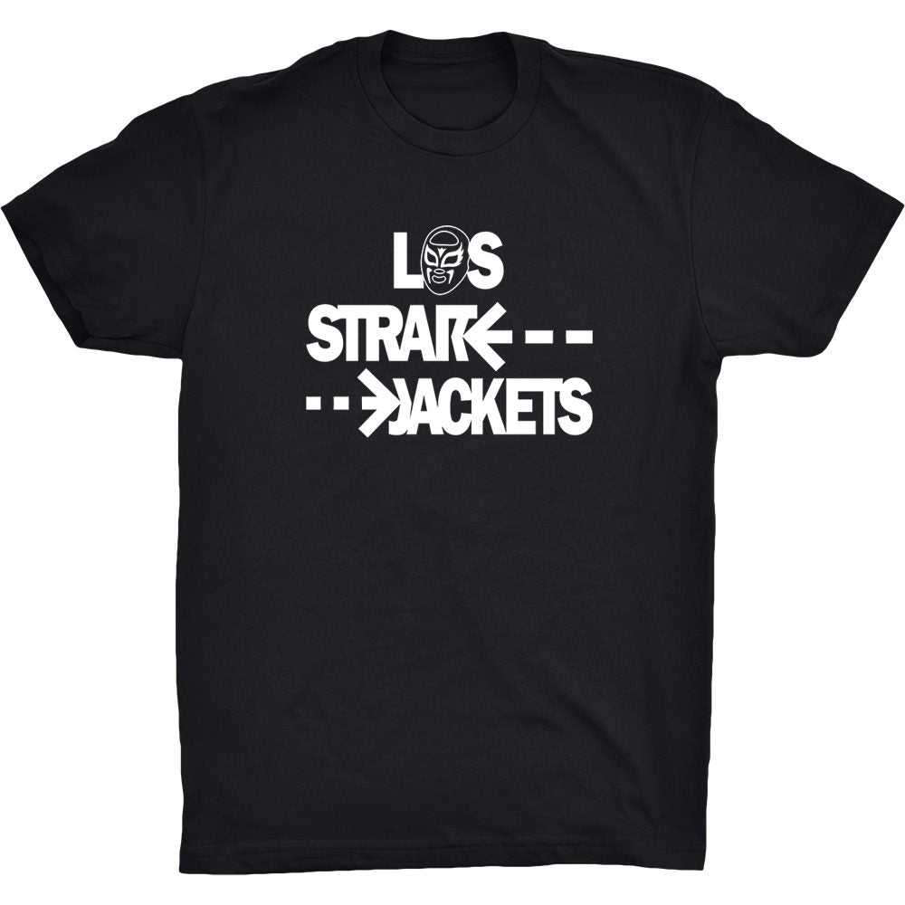 Los Straitjackets Arrows Logo T - Black