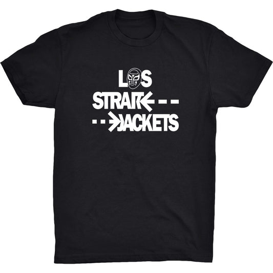 Los Straitjackets Arrows Logo T - Black