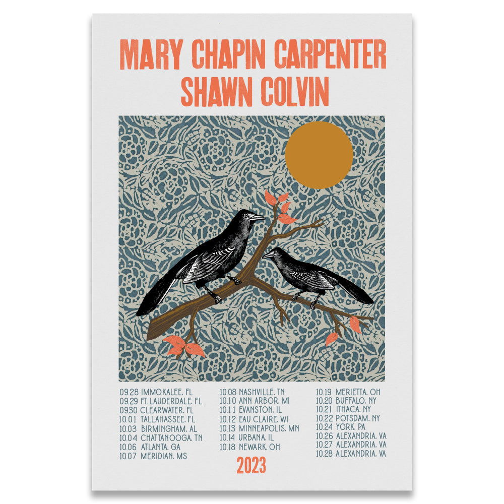Shawn Colvin 2023 Tour Poster - Autographed