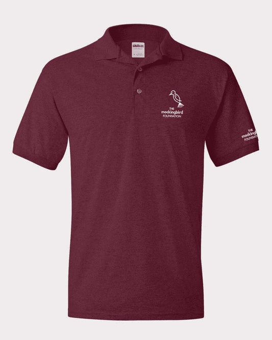 Embroidered Mockingbird Polo Shirt