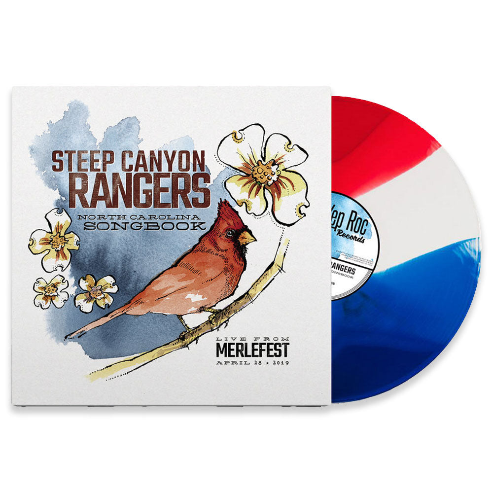 North Carolina Songbook LP - Limited Edition NC Flag Tri-Color Vinyl