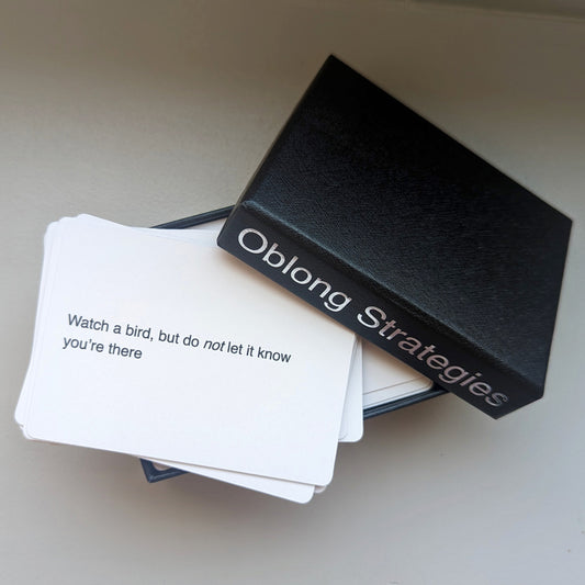 Adam Schatz's OBLONG STRATEGIES