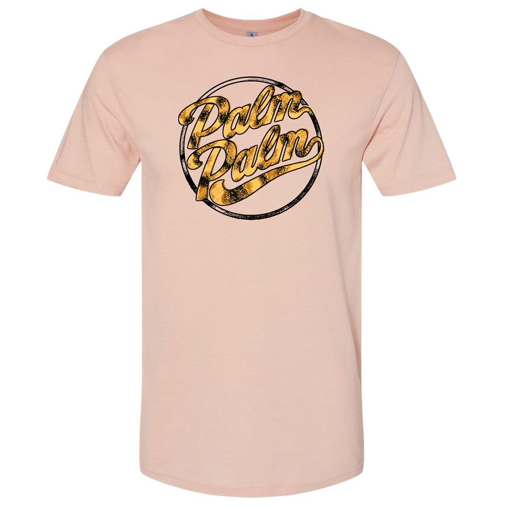 Palm Palm Logo T, Faded Pink