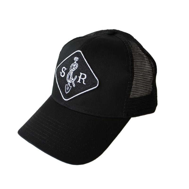 Shovels & Rope Black Logo Patch Trucker Hat