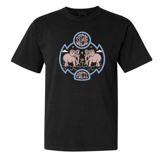 Pink Elephant T, Graphite Black