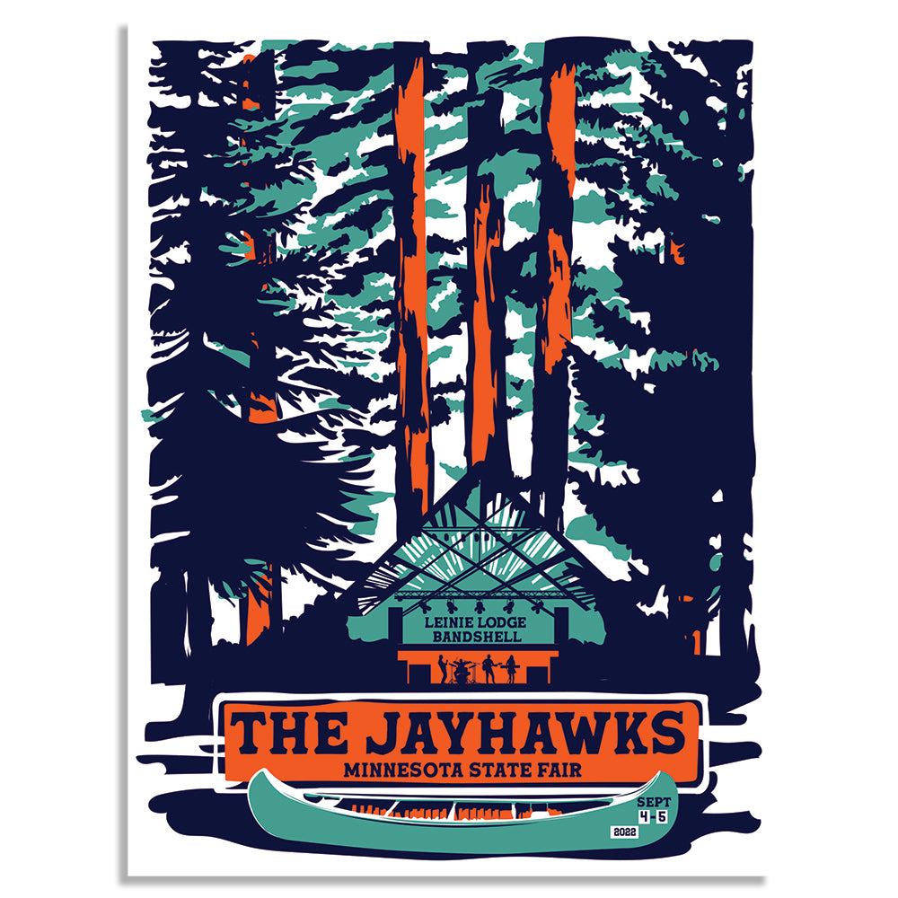 The Jayhawks 2022 Minnesota State Fair Poster