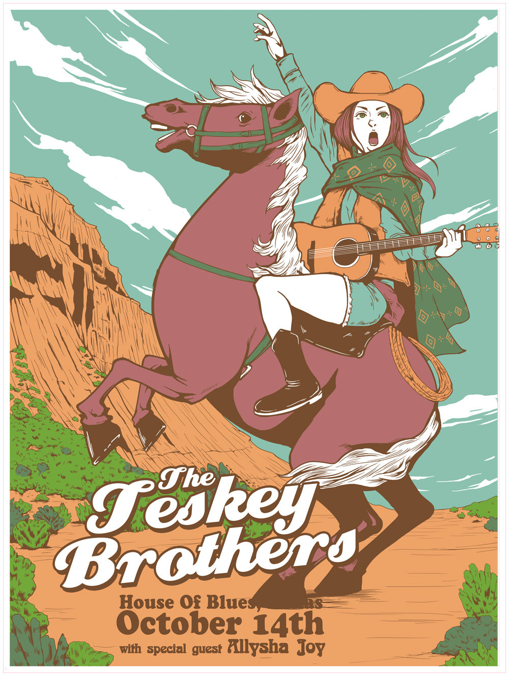 POSTER - House of Blues, Dallas, TX - October 14, 2023