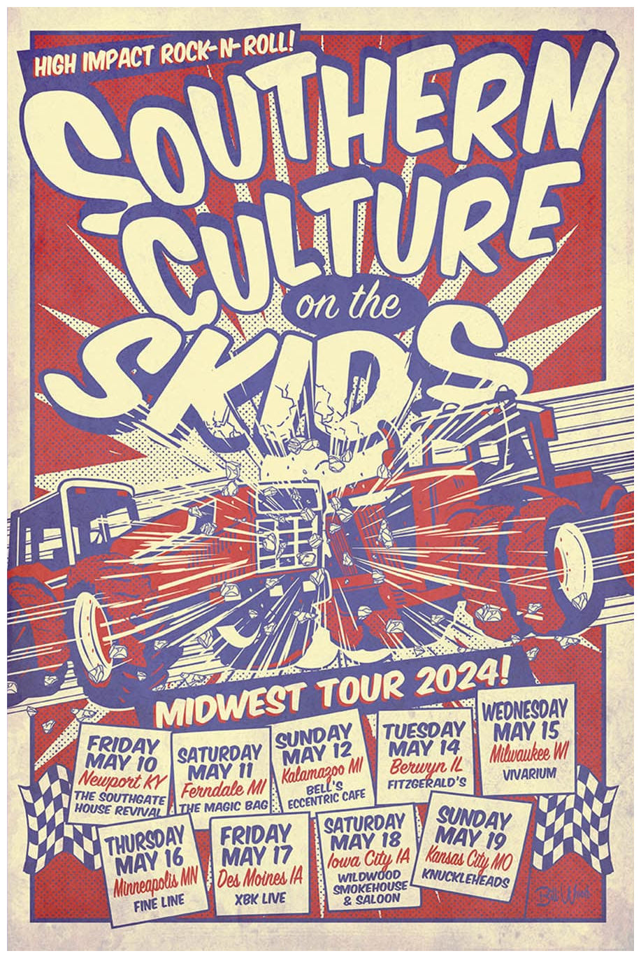POSTER - SCOTS Midwest Tour 2024 -  Autographed