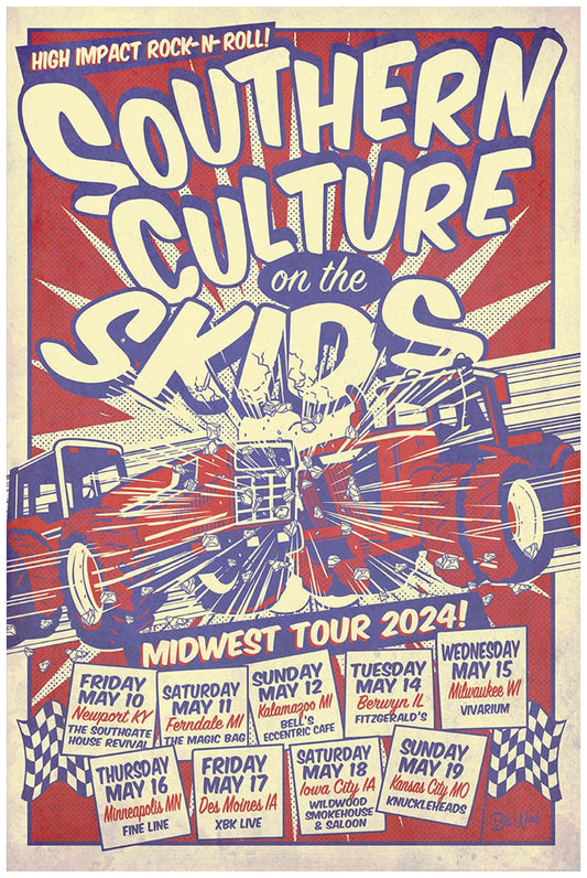 POSTER - SCOTS Midwest Tour 2024 -  Autographed