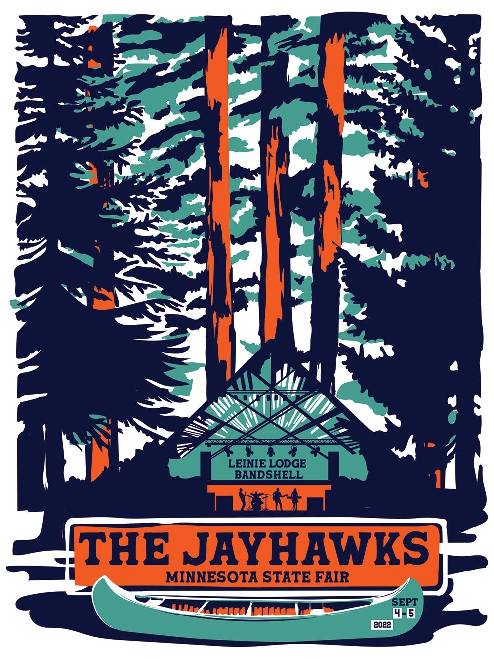 The Jayhawks 2022 Minnesota State Fair Poster