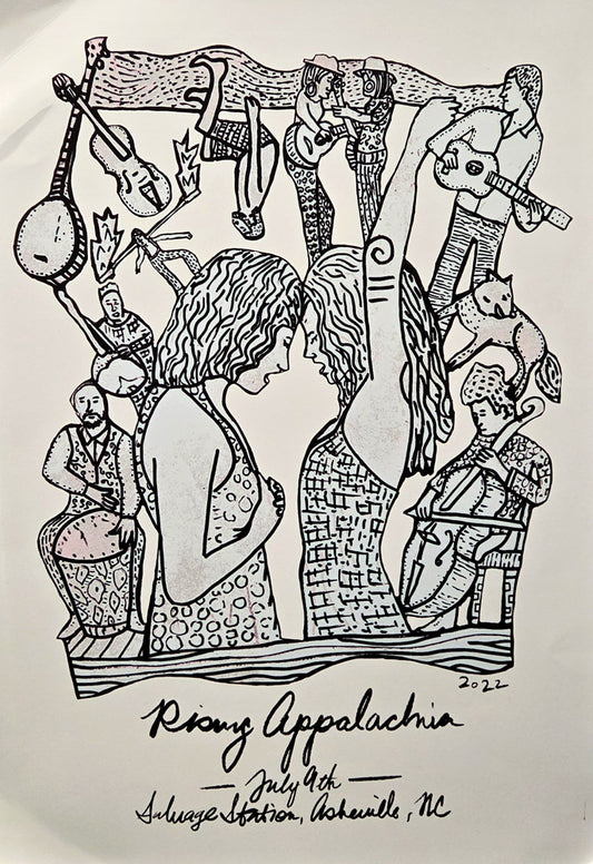 POSTER - Salvage Station - Asheville, NC - July 9, 2022