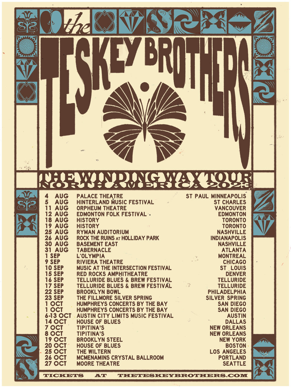 POSTER - North American Tour 2023