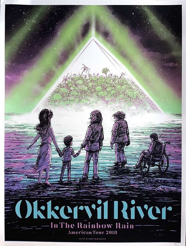 In The Rainbow Rain American Tour Poster 2018