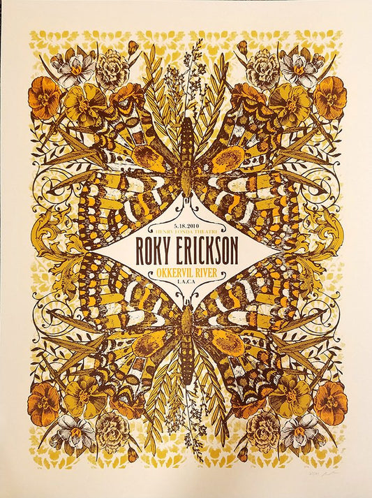 Roky Erickson, Henry Fonda Theatre, Los Angeles Poster 2010
