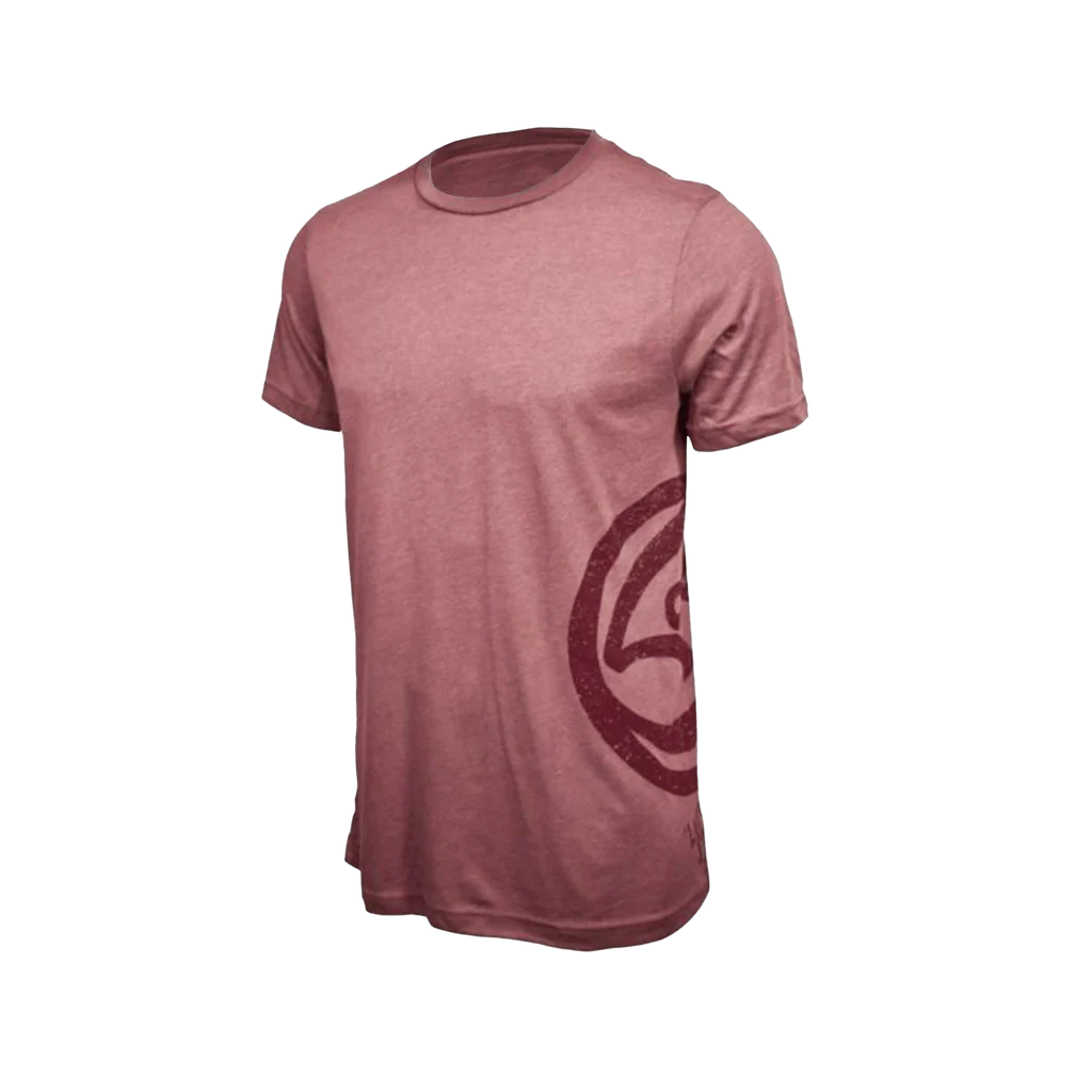 Side Print LOS Logo T - Heather Mauve