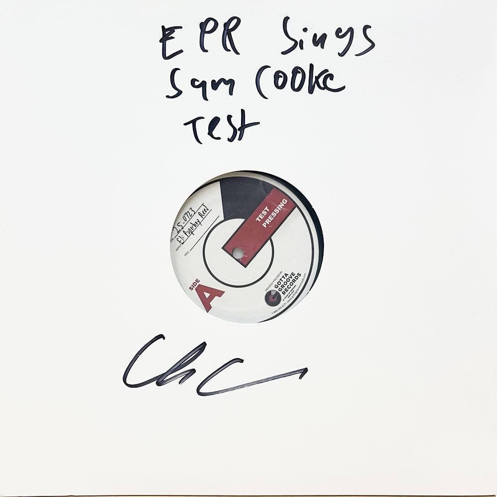 Eli Paperboy Reed Sings Sam Cooke LP - Limited Edition Autographed Test Pressing