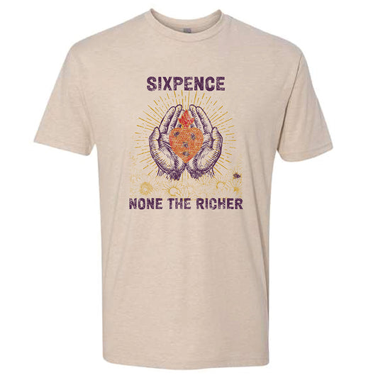 Sixpence Hands & Heart T - Heather Cream